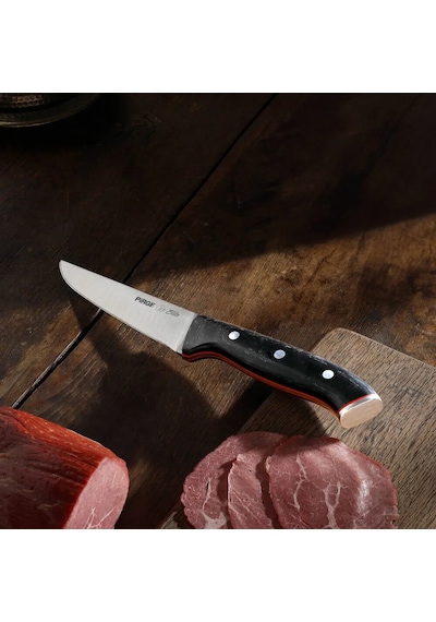 32101 Elite Kurban, Kasap Bıçağı 14,5 Cm - Kahverengi Perçin