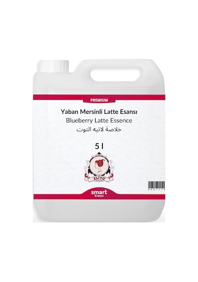 Premium Yaban Mersinli Latte Esansı 5 Litre