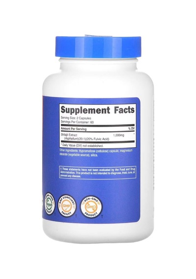 Nutricost Shilajit 1000 Mg 120 Kapsül.usa Menşei.dmmedicine'd...