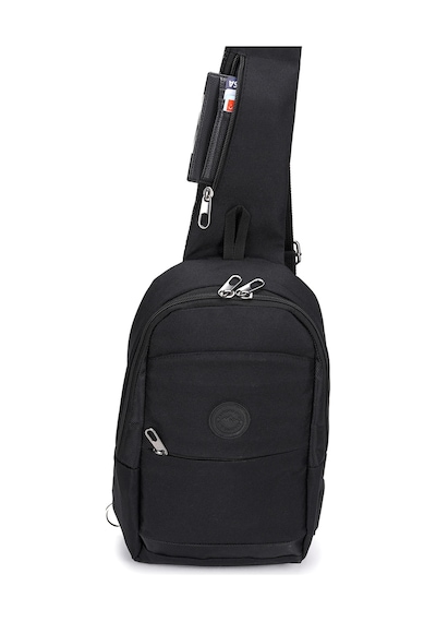 Strong Kulaklık Çıkışlı Tek Kol Göğüs Ve Sırt Çantası ,çapraz Çanta Body Bag Tk01 Siyah