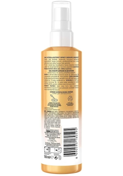 L'Oreal Paris Elseve Mucizevi Yağ Saç Güzelleştirici Sprey Serum 150 ML