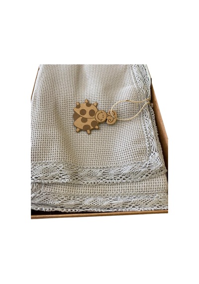 Ecocotton Merisa Bebek Pike 110 110 Gri
