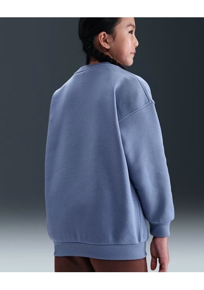 Nike Fd2923-499 Sportswear Club Fleece Büyük Çocuk Bol Kesimli Sweatshirt - Lila