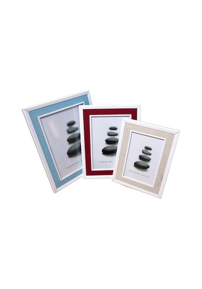 13X18 Koton Desenli Metal Fotoğraf Çerçevesi
