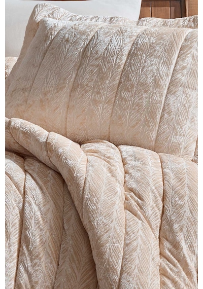 Elart Comfort yeni nesil uykuseti - 3 parça Velvet Cappuccino (23 Cappuccino