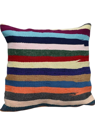 Zehra Abla Halı Yeni El Dokuma Dekoratif Kilim Kırlent Yastık Kılıfı 6233