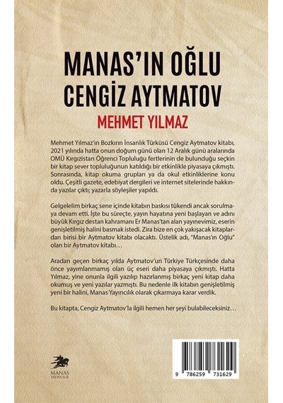 Manas'ın Oğlu Cengiz Aytmatov / Mehmet Yılmaz