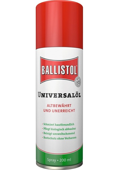 Ballistol Sprey Yağ 200 ML Silah Kapı Kilit Makine Herşey için Yağ Şeffaf