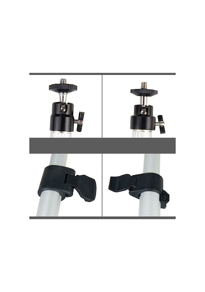 Ally 45 CM Ergonomik Cep Telefonu ve Kamera Tripod Stand