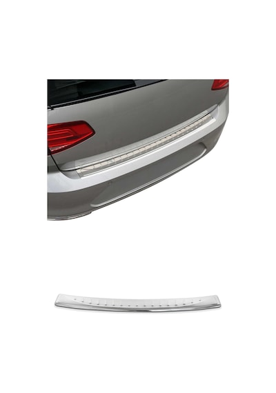 Vw Passat B8 Variant 2015-2019 Uyumlu Krom Arka Tampon Eşiği Paslanmaz Çelik