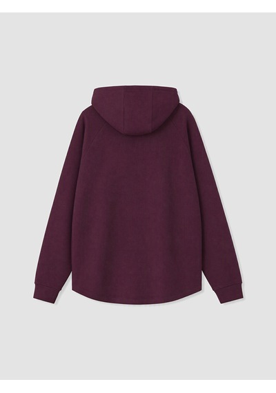 Lcw Curve Bordo Büyük Beden Kadın Hoodie