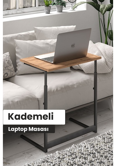 Çam/siyah Yükseklik Ayarlı Laptop Masası, Çalışma Masası, Bilgisayar Masası, Metal Ayaklı Atlantik Çam Çam/siyah Yükseklik Ayarlı Laptop Masası, Çalışma Masası, Bilgisayar Masası, Metal Ayaklı Atlantik Çam