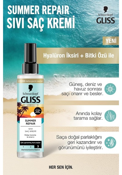 Summer Repair Sıvı Saç Kremi 200 Ml