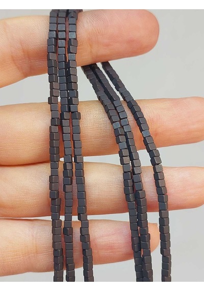 Bileklik Boy Hematit Taşı Dizi 2 2mm 49644 Yarım Dizi 17cm Uzunluğundadır Çok Renkli