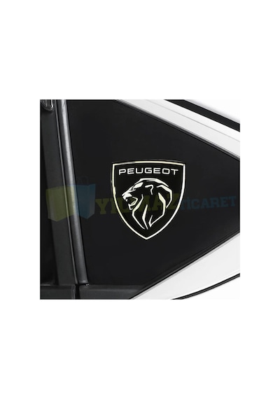 Peugeot Arma 3D Oto Damla Sticker Yapıştırma 2 Adet Yüksek Kalite