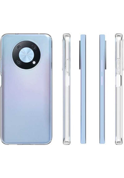 Huawei Nova Y90 Kılıf Zore Süper Silikon Kapak Renksiz