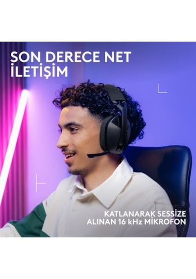 Logitech G G321 Lıghtspeed Bluetooth Kablosuz Hafif Konforlu Mikrofonlu Oyuncu Kulaklığı,