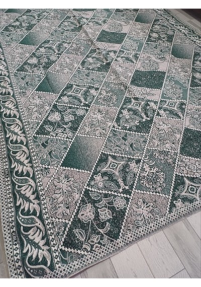 Savan Dokuma Halı Örtüsü 4m² 170 240 Kale Yeşil Diğer