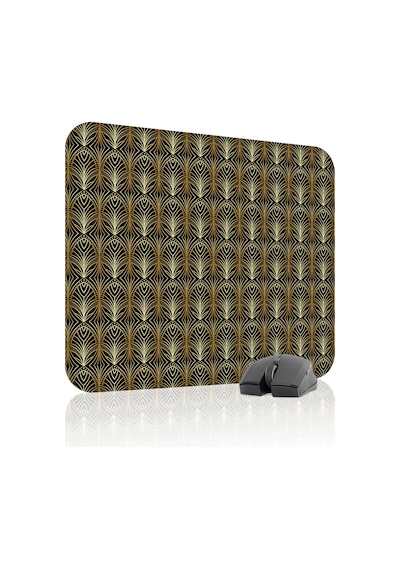 Art Deco Tarzı Kaymaz Dikişli Kauçuk Oyuncu Mousepad V3 - 48x40 Xl Gaming Mouse Pad Fare Altlığı