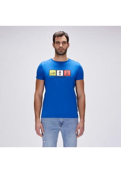 Bad Bear Entree Erkek Mavi Tişört