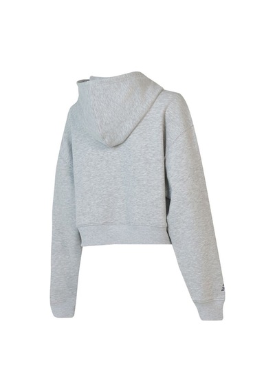 New Balance Nb Lifestyle Women Hoodie Kadın Gri Sweatshirt - Wnh1639