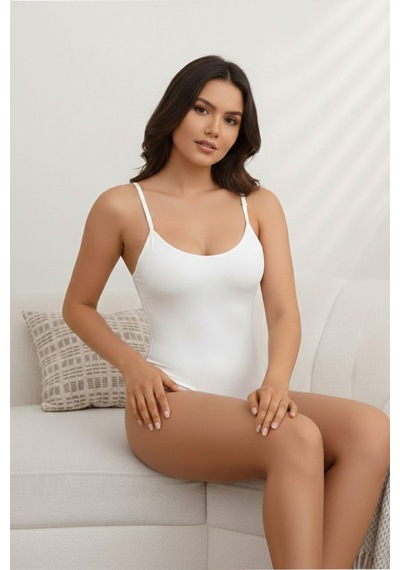 Sıkılaştırıcı Toparlayıcı Zıbın String Korse 9052 Beyaz