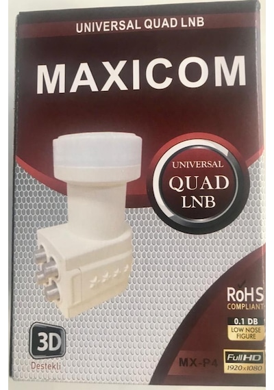 Maxıcom MX-P4 4lü Full HD 0.1 DB LNB