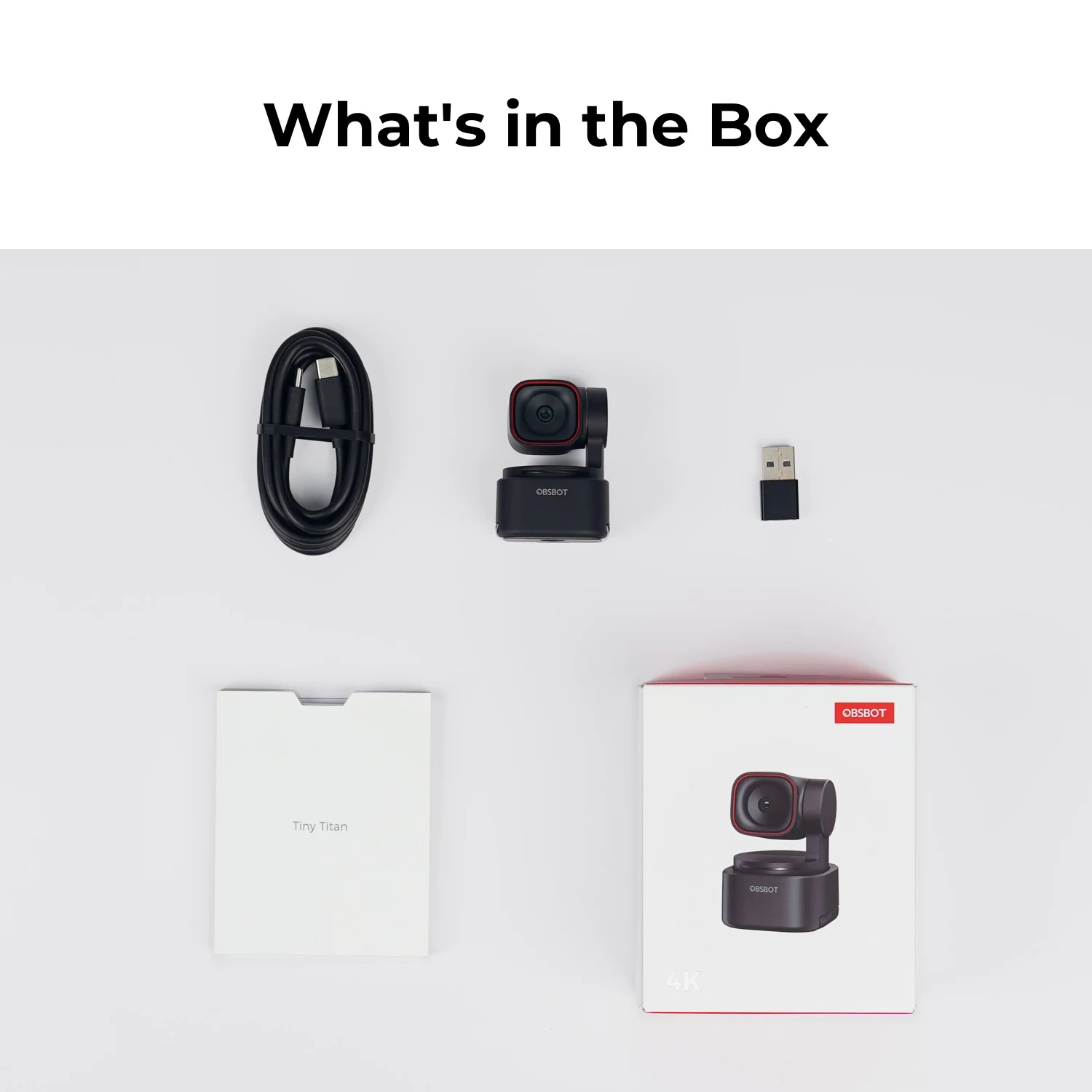 Obsbot Tiny 3 Lite Yapay Zeka Destekli Ptz 4k Web Kamerası