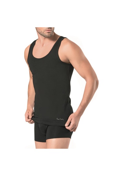 Pierre Cardin 300 Erkek Likralı Modal Atlet-siyah