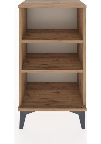 Arges Komodin Tek Raflı Tek Çekmeceli 44x30x80 Çam-çam Çam
