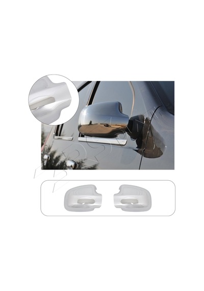 Dacia Sandero 2008-2012 Krom Ayna Kapağı 2 Parça Paslanmaz Çelik