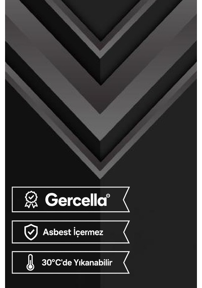 Hediyeli Elite Ütü Masası Kılıfı Bezi Örtüsü Gri - Siyah