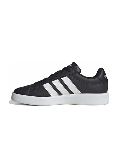 Adidas Grand Court Base 3.0 Hq0095 Unisex Spor Ayakkabı SİYAH-BEYAZ