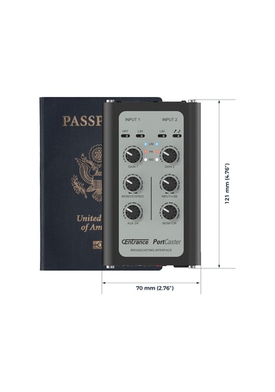 Centrance Portcaster R4D Dijital Mobil Ses Kayıt Cihazı Usb-C