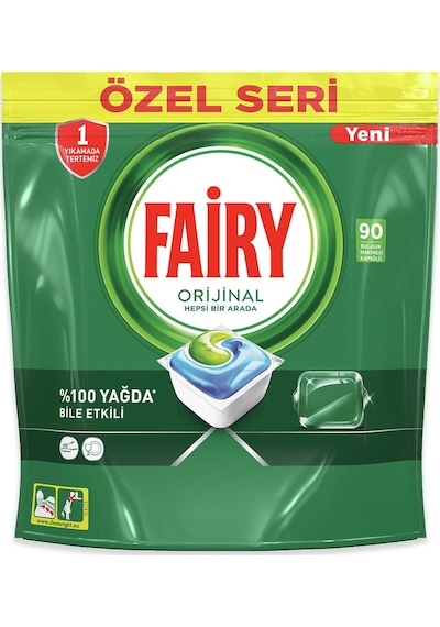 Fairy Hepsi Bir Arada 90 Yıkama Bulaşık Makinesi Deterjanı Kapsülü Özel Seri