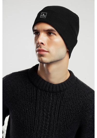 Unisex Kışlık Bere Şapka Düz Logolu Yumuşak Triko Basic Akrilik Beanie 001