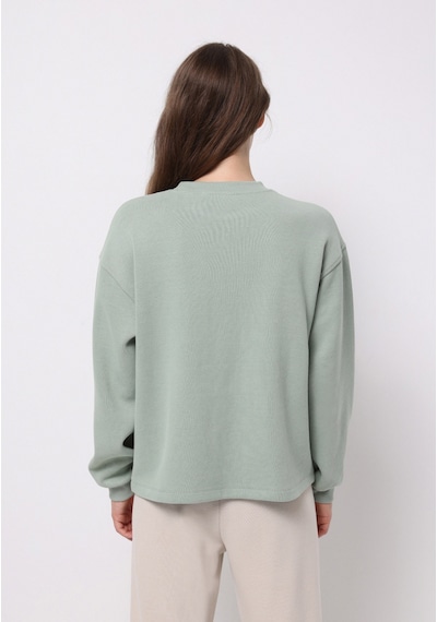 Colin's Colins Regular Fit Yuvarlak Yaka Düz Kadın Yeşil Sweatshirt Cl1076453 Q1.v2 Sag Sage Colin's Colins Regular Fit Yuvarlak Yaka Düz Kadın Yeşil Sweatshirt Cl1076453 Q1.v2 Sag Sage
