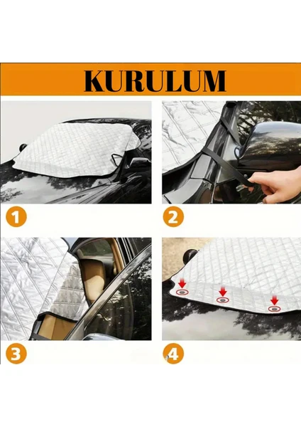 Gard Oto Oto Cam Koruyucu Oto Cam Brandası Otomobil Brandası Universal