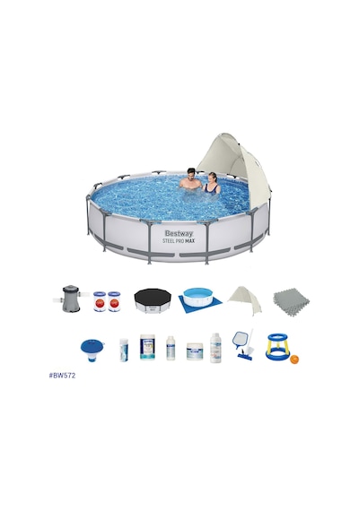 Bestway Prefabrik Gölgelikli Full Havuz Seti 366 Cm X 76 Cm Bw572 56416