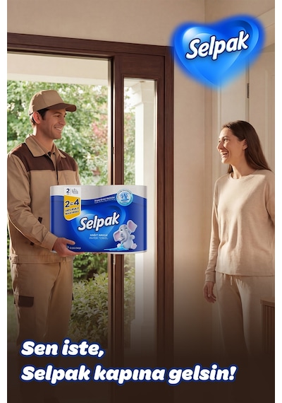 Selpak® Dev Rulo Kağıt Havlu 12'li