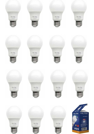 Voltek 15 Adet 9 Watt Led Ampul Beyaz