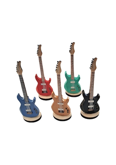 Müzik Aletleri Bibloları Büyük Boy Masa Tip Elektro Gitar