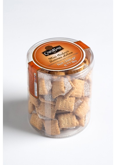 Mini Bisküvi Arası Kıstırma Lokum 350 Gram