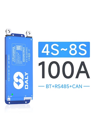 Daly 4-8s 100a Smart Bms Aktif Balanslı Bt + Rs485 + Can