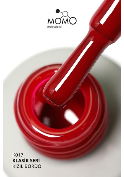 Momo Professional Kalıcı Oje K017 Kızıl Bordo 4 Ml