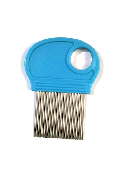 NEW BÜYÜTEÇLİ METAL BİT TARAĞI MERCEKLİ