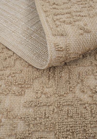 Cool Halı Rustika Bej Jüt Halı Eskitme Vintage Etnik İskandinav Tarzı Kaymaz Dekoratif Jüt Kilim
