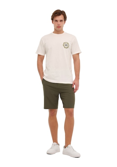 Quiksilver Evo Roads End Ss Beyaz Erkek Kısa Kol Gömlek 000000000102115024