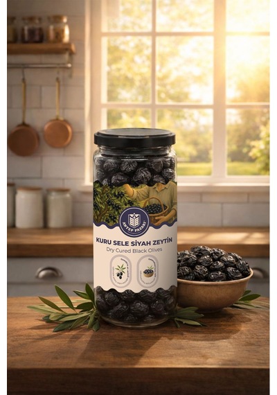Kuru Sele Siyah Gemlik Zeytin 300 Gr