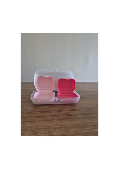 Atıştırmalık Ve Beslenme Kabı Seti Pembe